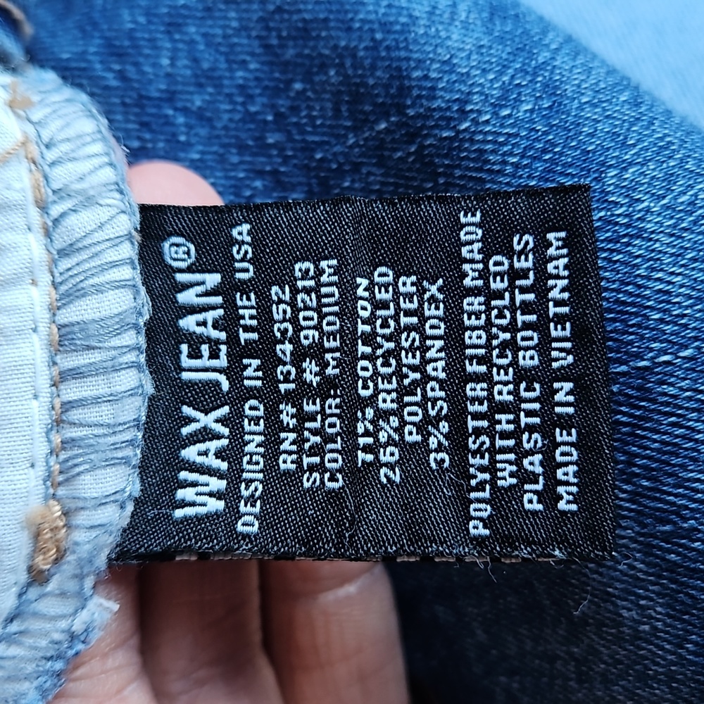Wax Jean Distressed Skinny 1 (25) - Picture 5 of 5